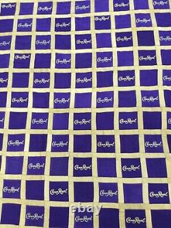 Crown Royal Purple And Gold Bag Quilt Made From More Than 160 Bags Large Size