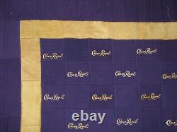 Crown Royal Purple And Gold Quilt Made From More Than 160 Bags