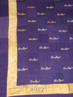 Crown Royal Purple And Gold Quilt Made From More Than 160 Bags