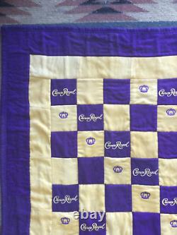 Crown Royal Purple And Gold Quilt Made From More Than 160 Bags