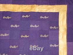 Crown Royal Purple And Gold Quilt Made From More Than 160 Bags