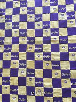 Crown Royal Purple And Gold Quilt Made From More Than 160 Bags