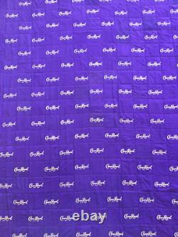 Crown Royal Purple And Gold Quilt Made From More Than 160 Bags