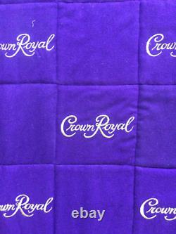 Crown Royal Purple And Gold Quilt Made From More Than 160 Bags