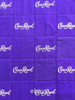 Crown Royal Purple And Gold Quilt Made From More Than 160 Bags