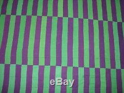 Crown Royal Purple And Green Bag Quilt Made From More Than 160 Bags