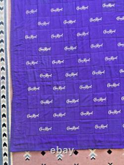 Crown Royal Purple Bag Quilt Made From More Than 160 Bags