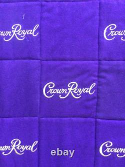 Crown Royal Purple Bag Quilt Made From More Than 160 Bags