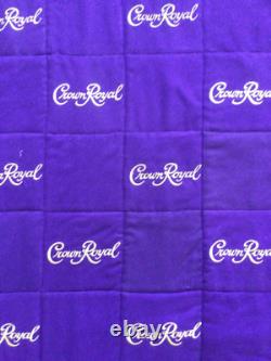 Crown Royal Purple Bag Quilt Made From More Than 160 Bags