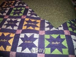 Crown Royal Quilt (Handmade)