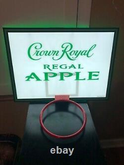 Crown Royal Regal Apple Nba Basketball Hoop Led Bar Sign Man Cavewhiskey Whisky