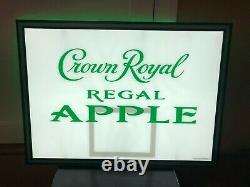 Crown Royal Regal Apple Nba Basketball Hoop Led Bar Sign Man Cavewhiskey Whisky