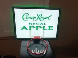 Crown Royal Regal Apple Nba Basketball Hoop Led Bar Sign Man Cavewhiskey Whisky