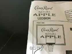 Crown Royal Regal Apple Nba Basketball Hoop Led Bar Sign Man Cavewhiskey Whisky