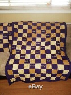 Crown Royal purple green apple Throw blanket pick one Shipping READ description