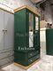 Dorchester Crown! Exclusive New Royal Dark Green Mirror Wardrobe