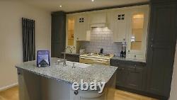 Ex-Display Crown Imperial Cotswood In-Frame Painted Kitchen Inc Extractor Hood