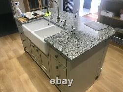 Ex-Display Crown Imperial Cotswood In-Frame Painted Kitchen Inc Extractor Hood