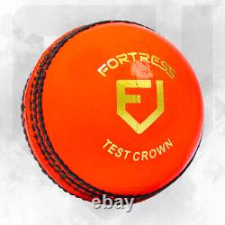 FORTRESS Royal Crown Cricket Balls Premium Grade Hand Stitched Leather Balls