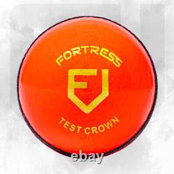 FORTRESS Royal Crown Cricket Balls Premium Grade Hand Stitched Leather Balls