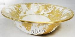 GOLD AVES by Royal Crown Derby Open Vegetable Bowl 9.7 NEW NEVER USED England