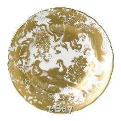 Gold Aves by Royal Crown Derby Salad Plate, NEW