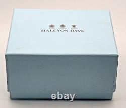 Halcyon Days Royal Crown Derby Queen Elizabeth Diamond Jubilee Doves Enamel Box