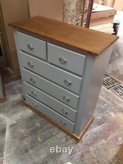 Handmade Royal Oak Crown 6 Drawer Chest! Free fitting