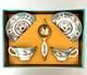 Historic Royal Palaces Crown Tea Set Cup Saucer Infuser Fine China