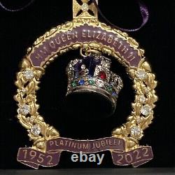 Historic Royal Palaces Platinum Jubilee Ornament Queen Elizabeth State Crown New