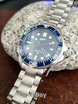 James Bond 007'Casino Royale' Seiko TMI NH35A Auto Movt Blue Watch 10ATM