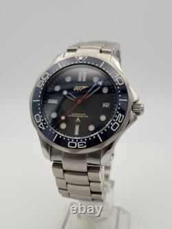 James Bond 007'Casino Royale' Seiko TMI NH35A Auto Movt Blue Watch 10ATM