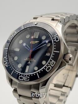 James Bond 007'Casino Royale' Seiko TMI NH35A Auto Movt Blue Watch 10ATM