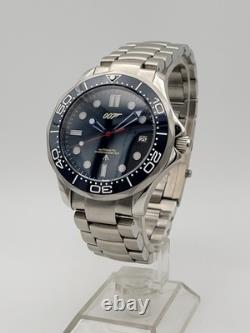 James Bond 007'Casino Royale' Seiko TMI NH35A Auto Movt Blue Watch 10ATM
