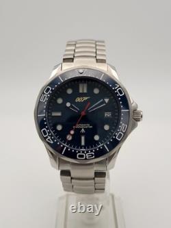 James Bond 007'Casino Royale' Seiko TMI NH35A Auto Movt Blue Watch 10ATM