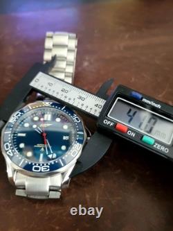 James Bond 007'Casino Royale' Seiko TMI NH35A Auto Movt Blue Watch 10ATM