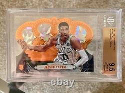 Jayson Tatum 2017-2018 Crown Royale Crystals Rookie /99 Bgs 9.5 Gem Mint