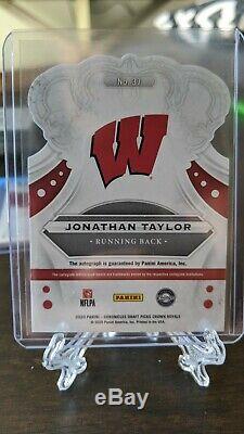 Jonathan Taylor Crown Royale Sapphire Auto 1/1 One of One True RC RPA Colts