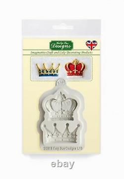 Katy Sue Royal CROWNS Silicone Sugarcraft Cake Mould Art Wedding Street Party