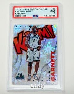 Kevin Garnett 2019-20 Panini Crown Royale Kaboom! Psa 9 Mint Tough Grade! Pop 2