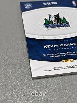 Kevin Garnett 2020-21 Panini Crown Royale Silhouettes #1/12 FOTL Large Patch