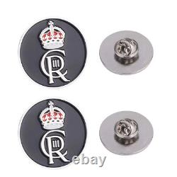 King Charles III Pin Badge Brooch Long Live the King Crown Enamel Royal British