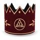 King Royal Arch Chapter Crown Cap Red Velvet & Gold New