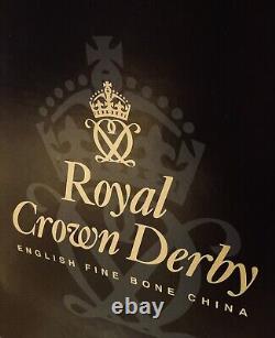 Large Vintage Royal Crown Derby Old Imari 1128 1st Quality Solid Gold Band Bowl
