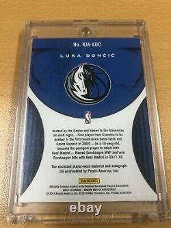 Luka Doncic 2018 Crown Royale Rc Auto Jersey One Of One 1/1 Nike Tag