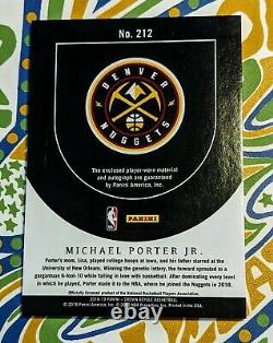 Michael Porter Jr RC Panini Crown Royale RPA Patch Auto Denver Nuggets /199 SSP