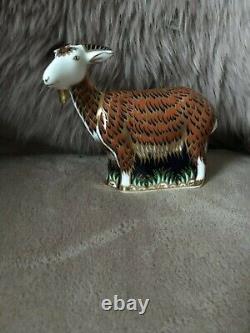 Mint Exclusively Available via Royal Crown Derby'Nanny Goat' Animal Figurine