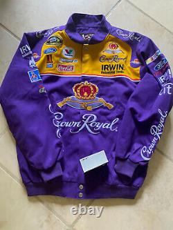 NASCAR Jamie McMurray Crown Royal Jacket Size M by Chase Brand New NWT