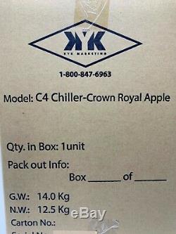NEW Crown Royal Regal Apple 2 Bottle Shot Liquor Bar Dispenser Chiller Machine