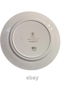 NEW ROYAL CROWN DERBY Service Plate Ruche By Bruce Oldfield Discontinued